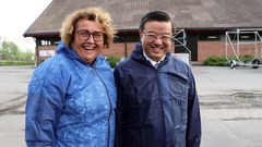 Den kinesiske tollministeren Ni Yuefeng inviterte statsråd Bollestad på gjenvisitt til Kina under sitt besøk i mai i år. Foto: Landbruks- og matdepartementet.