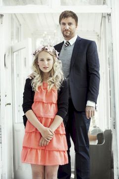 Thea (12) og Geir (37)