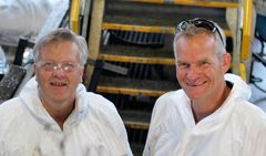Bert Sibinga og Koos Tamminga fra FORU-Solutions i Nederland.
