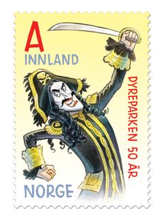 Frimerket med kaptein Sabeltann