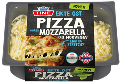 TINE Revet Ost Pizza Mozzarella og Norvegia