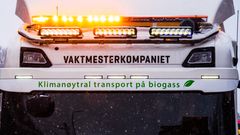 Vaktmesterkompaniet får ned klimautslippet i driften av vegene i og rundt Oslo ved bruk av biogass som drivstoff. (Foto: Vaktmesterkompaniet AS)