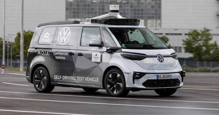 Volkswagen Commercial Vehicles, Argo AI og MOIA viser frem den første  ID.BUZZ-prototypen for selvkjørende biler | Volkswagen Nyttekjøretøy