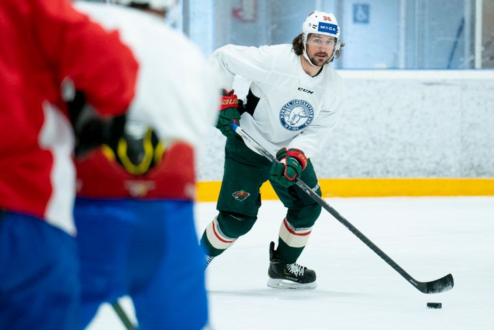 Mats Zuccarello og resten av Hockeygutta samles i uke 33 for å forberede seg til OL-kvalifiseringen i slutten av måneden. Foto: Fredrik Hagen, Norges Ishockeyforbund.