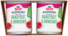 Yoghurt Dragefrukt og Bringebær