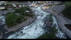 Flaumsikring i Odda. Foto: NVE