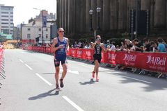 Lotte Miller nær mål i WTS Leeds, 10. juni 2018, hvor hun kjempet til seg en 14. plass