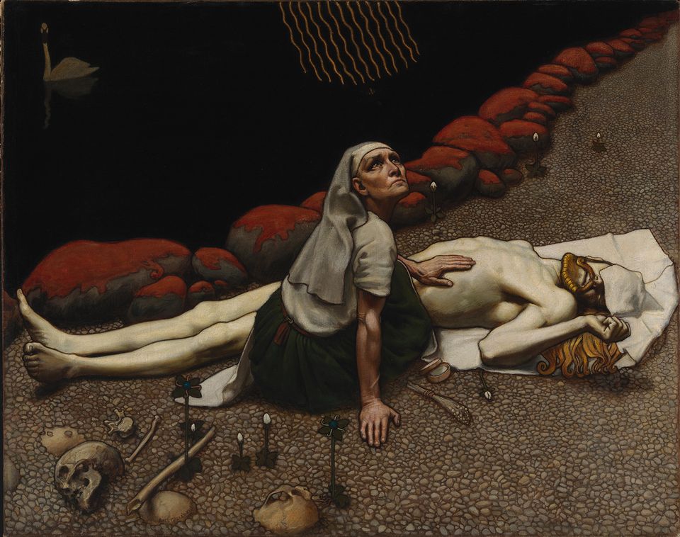 Akseli Gallen-Kallela, «Lemminkäinens mor», 1897