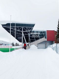 Illustrasjon Romssa Arena, Vest. Foto/illustrasjon: Tromsø IL/Arvu