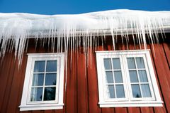 Om hytta ser slik ut i vinter, kan det hende den har en feil eller mangel i isolasjonen. Nå er det viktig at du kan dokumentere hyttas tilstand.