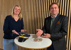 PILOT: Beate Lofseik og Per Olaf Skogshagen i Husbanken ønsker seg kommunepiloter.