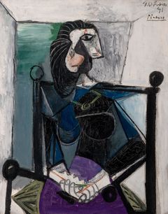 Pablo Picasso, Woman in Arm Chair, 1941. Henie Onstad-samlingen. Foto: Øystein Thorvaldsen / Henie Onstad Kunstsenter