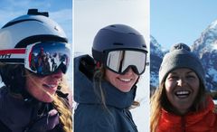 Norges beste - Marit Rolvsjord, Lisen Strøm og Ida Hilde Gunleiksrud er blant Norges dyktigste skikjørere. Foto: Privat