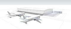 Illustration of the Seafood Center. Photo: Avinor