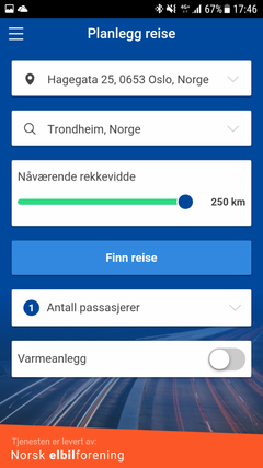 Planlegg reise