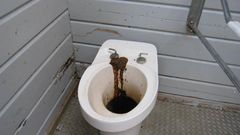 Et toalett langs veien. Foto: Olav Bjørgum