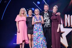 Norske talenter 2018: Mia Gundersen, Mona Berntsen, Solveig Kloppen, Bjarne Brøndbo, Janne Formoe.