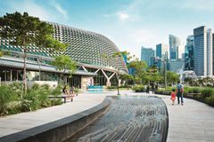 The Esplanade Opera building i Singapore. Illustrasjon: Rambøll