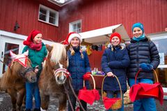 Under Julemarkedet blir det aktiviteter både av og for barn. Foto: Ingvil Skeie Ljones