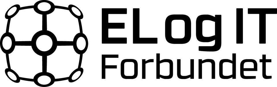 EL og IT Forbundet logo - Sort logo