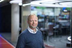 Sportsredaktør Vegard Jansen Hagen i TV 2. Foto: Eivind Senneset, TV 2.