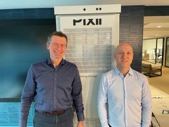Fra venstre: Morten Schøyen, markedsdirektør Pixii og Kenneth Bodahl, administrerende direktør i Pixii