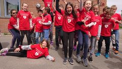 Klasse 4B ved Ambjørnsrød skole i