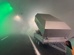 Statens vegvesen skal ha brannvernøving i Arnanipatunnelen. Illustrasjonsfoto: Statens vegvesen