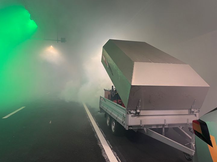 Statens vegvesen skal ha brannvernøving i Arnanipatunnelen. Illustrasjonsfoto: Statens vegvesen