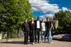 Fra venstra: Line, Sarah, Magan, André og Daniel. FOTO: ALEX ASENSI, ITV STUDIOS NORWAY/NRK