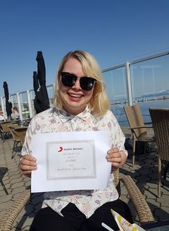 Anniell mottar Sony-stipendet (c) Bente Haraldsdatter-Valstad