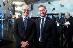 Nils Kristian Nakstad og Sveinung Rotevatn. Foto: Kilian Munch / Enova
