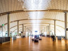 Nye Oslo lufthavn åpnet 27. april i år. (Foto: Dag Spant/Oslo lufthavn)