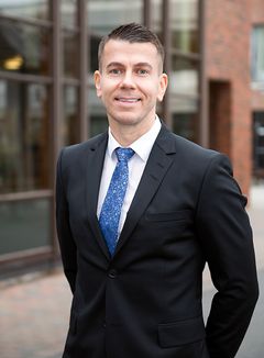 Simen Løland Aarskog er nytilsett konserndirektør for personmarknaden i Region Sør. Foto: Øyvind Hjelmen