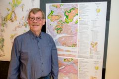 Mogens Marker har stått i spissen for de nye berggrunnskartene over Rogaland.