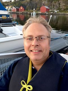 Edmond Wold Gaulen er fagansvarlig på båt i Frende Forsikring.