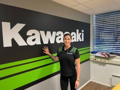 Emma Lundin, produktansvarlig for Kawasaki hos NMI.