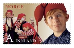 Putti Plutti Pott er et av julefrimerkene i 2014. Verdi: 10,00 kr. Opplag: 3 705 000 kr av hvert frimerke. Design: Magnus Rakeng Foto: Geir Even Asplin.