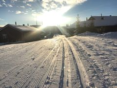 FINE LØYPER: Det er gode forhold for både langrenn og alpint på Skeikampen.