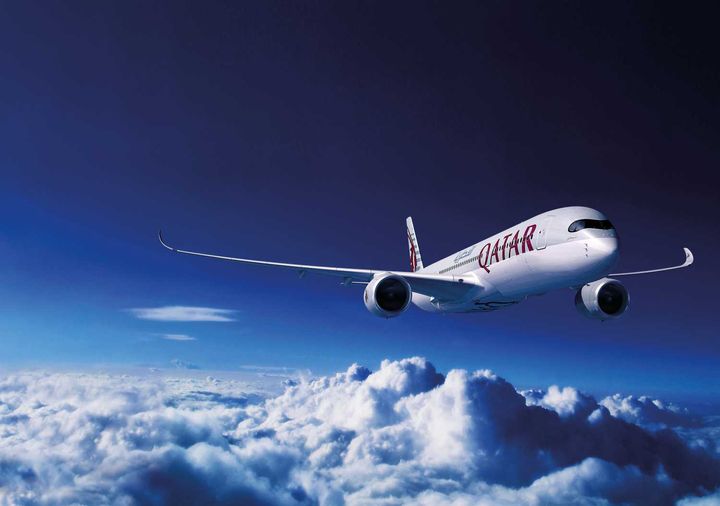 Qatar Airways will use their brand-new Airbus A350-900 between Doha and Avinor Oslo Airport. The first flight with the new aircraft will be on October 29th. Photo: Qatar Airways