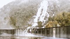 Flesefossen, Ryfylke. Illustrasjon og Arkitekt: Haugen/ Zohar Arkitekter