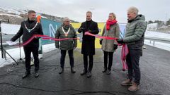 Fredag 9. desember vart den nye strekningen mellom Kristiansand og Mandal opna. Foto: Kristoffer Rød-Lindberg/SD