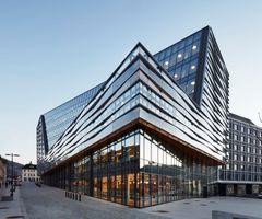 Jonsvollskvartalet: Norne Securities' hovedkontor i Bergen (Foto: Øystein Klakegg)