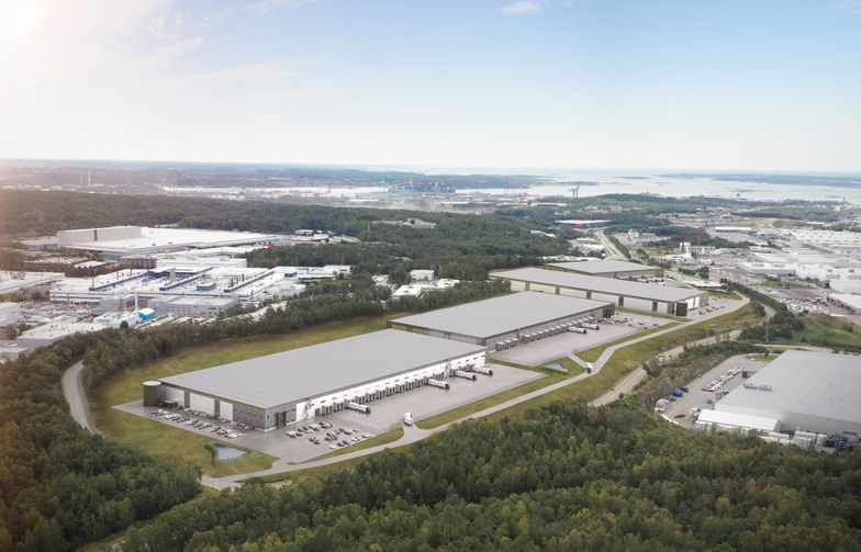 Sörred Logistikpark kommer til å bestå av fire logistikkeiendommer med Sveriges beste logistikkbeliggenhet nær Göteborg havn, som er Skandinavias største.