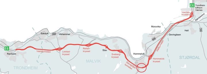 Det var et sammenfall av årsaker som førte til skredet ved Stavsjøfjelltunnelen på E6 i Malvik 4. mai, 2022.