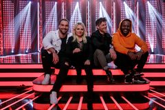 The Voice-mentorene. Foto: Robert Holand, TV 2.