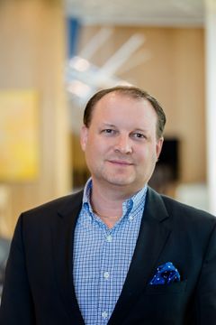 FORNØYD. Erik Bjordal er salgs- og markedsdirektør i Frende.