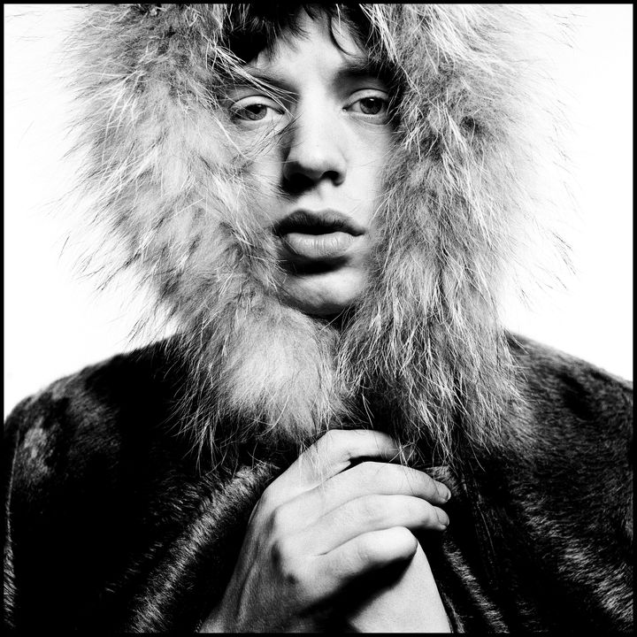 Mick Jagger (fur hood)| David Bailey 1964