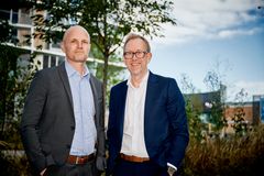 Rune Hardersen, adm.dir. GK Norge og Kim Robert Lisø, konsernsjef GK.