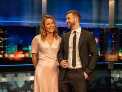 Helene Olafsen og Stian Blipp tar over Senkveld fra høsten på TV 2. Da blir det "Senkveld med Stian og Helene". Foto: Jan-Petter Dahl, TV 2.